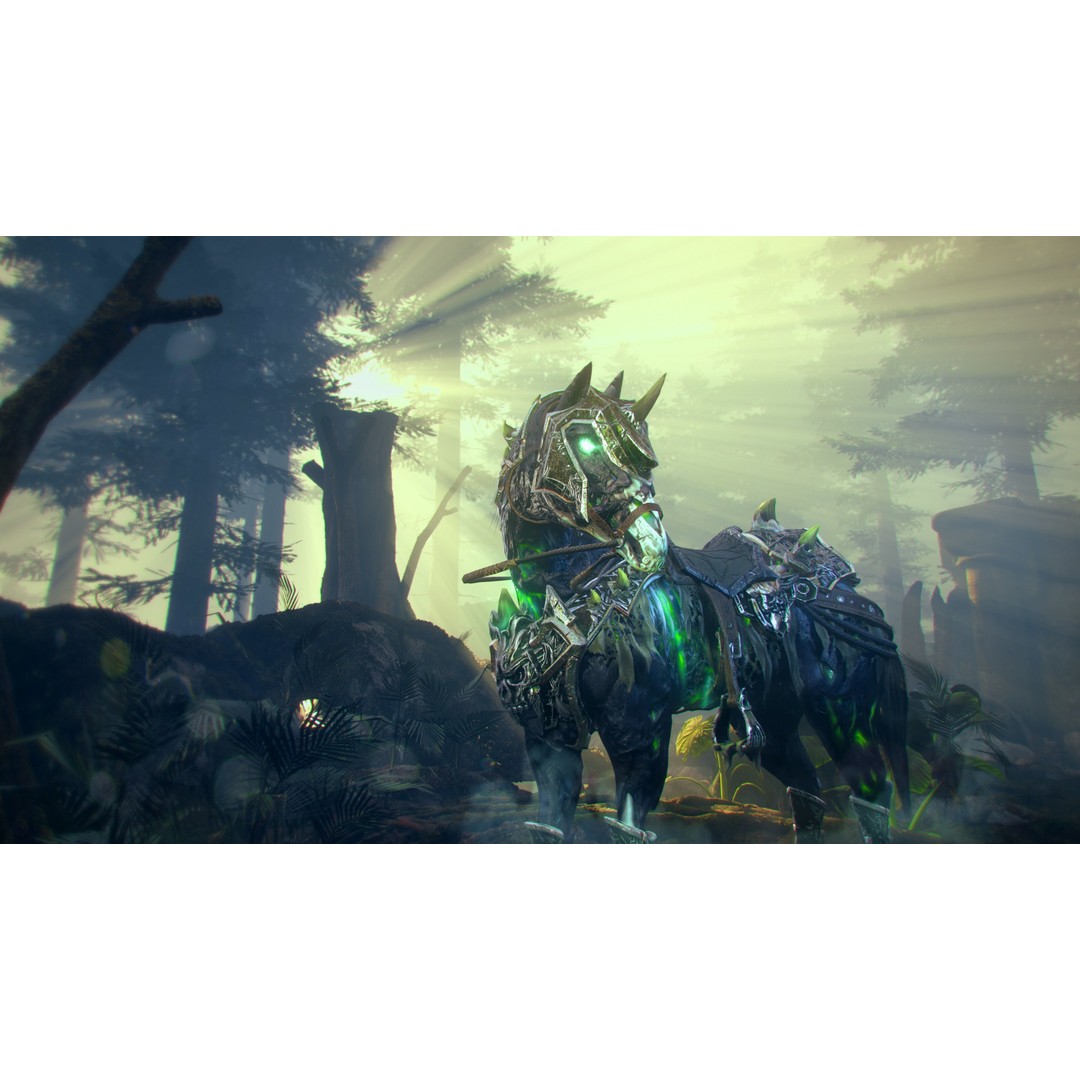 Undead Horse 3D Model – Low Poly Fantasy Character, FBX, Rigged - View 5
