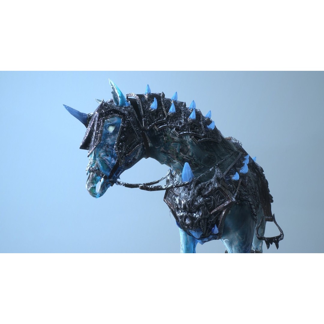 Undead Horse 3D Model – Low Poly Fantasy Character, FBX, Rigged - View 6