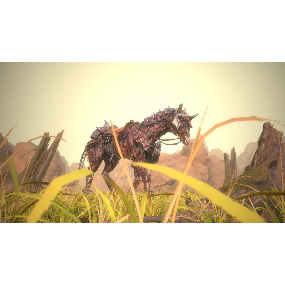 Undead Horse 3D Model – Low Poly Fantasy Character, FBX, Rigged - View 7