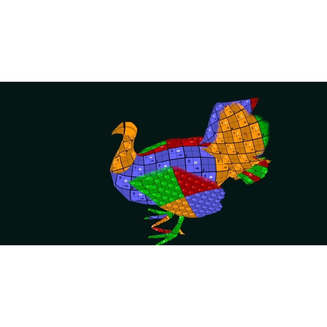 Australian Brush Turkey 3D Model – Low Poly Game Asset, FBX & PBR Textures - View 13