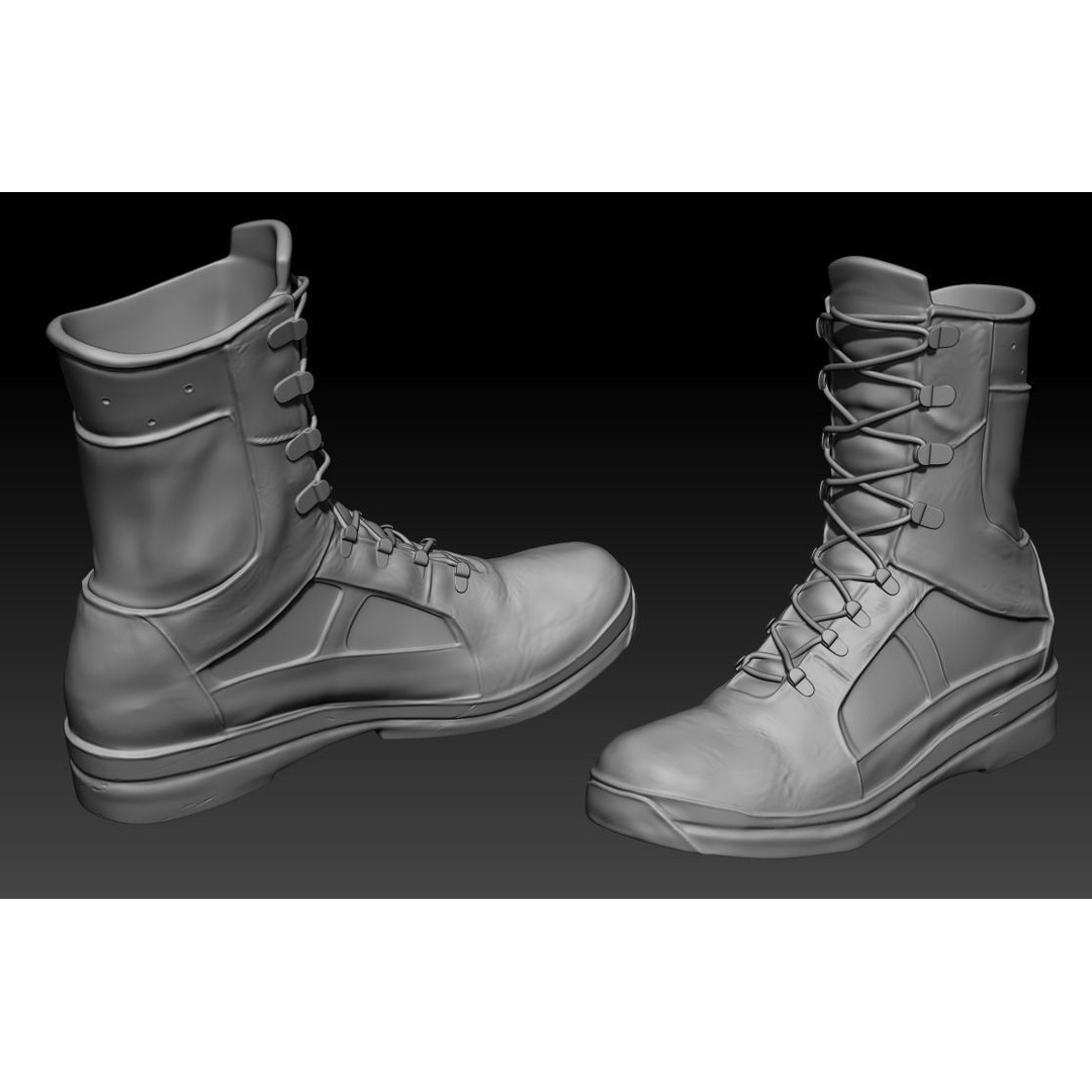 Military Game Ready Uniform 3D Model – Low Poly PBR Asset, FBX, OBJ - View 10