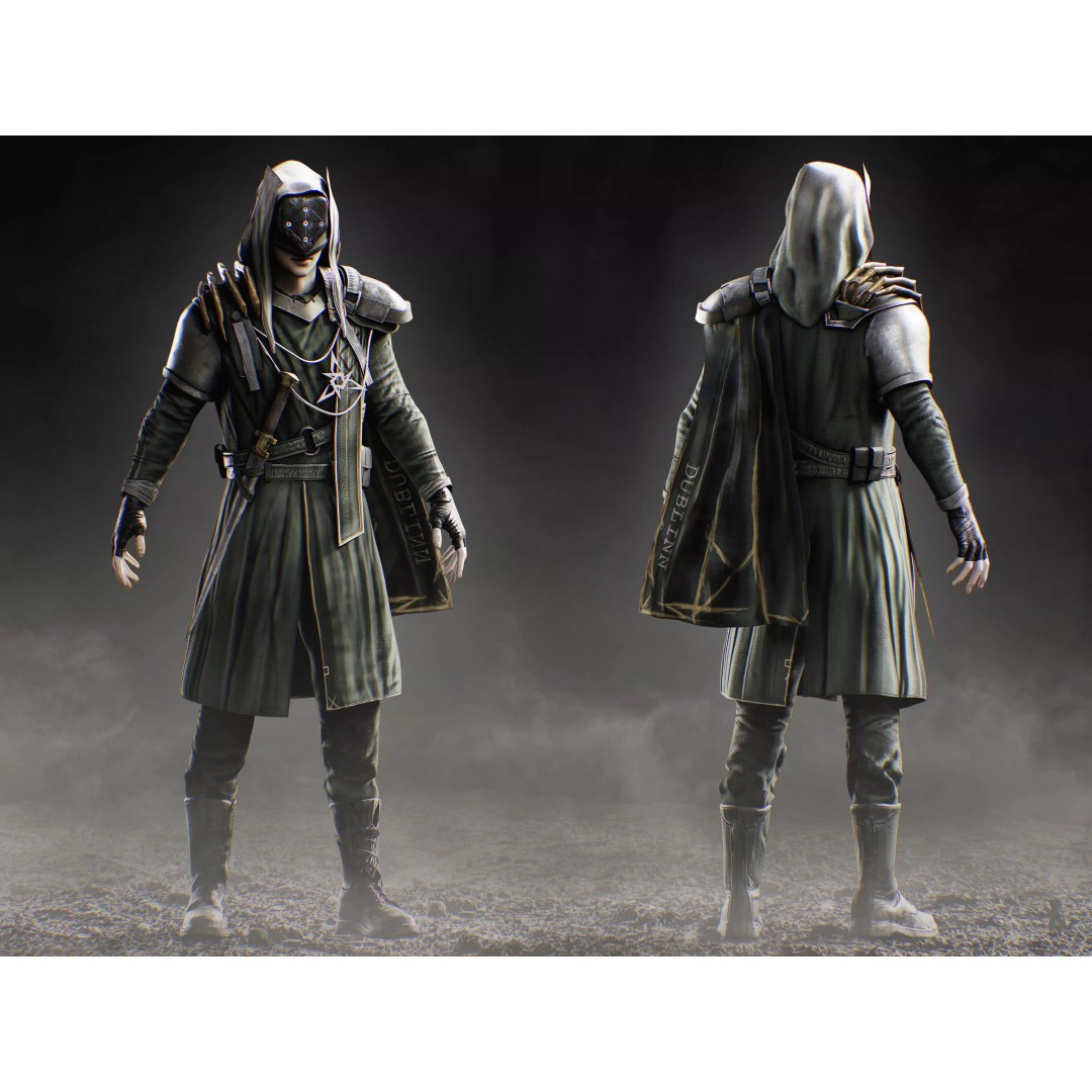 Dublinn Soldier 3D Model – Low Poly Rigged Character, FBX - View 2