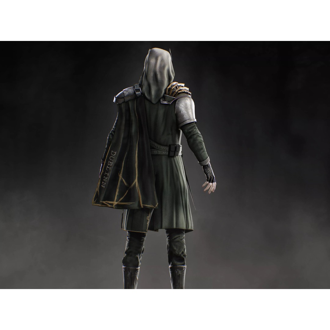 Dublinn Soldier 3D Model – Low Poly Rigged Character, FBX - View 7