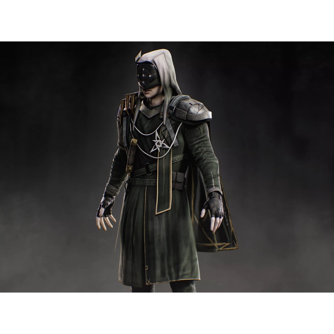 Dublinn Soldier 3D Model – Low Poly Rigged Character, FBX - View 8