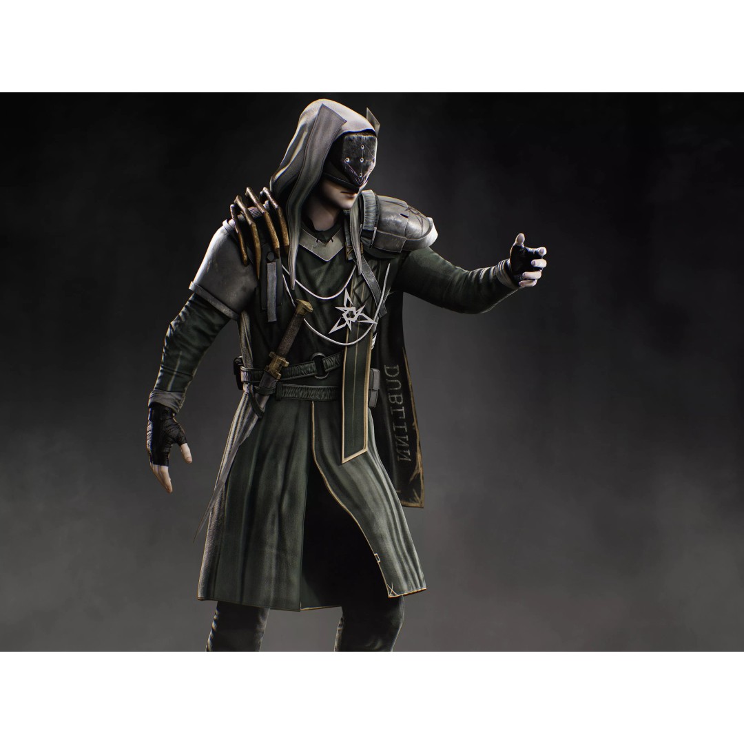 Dublinn Soldier 3D Model – Low Poly Rigged Character, FBX - View 9
