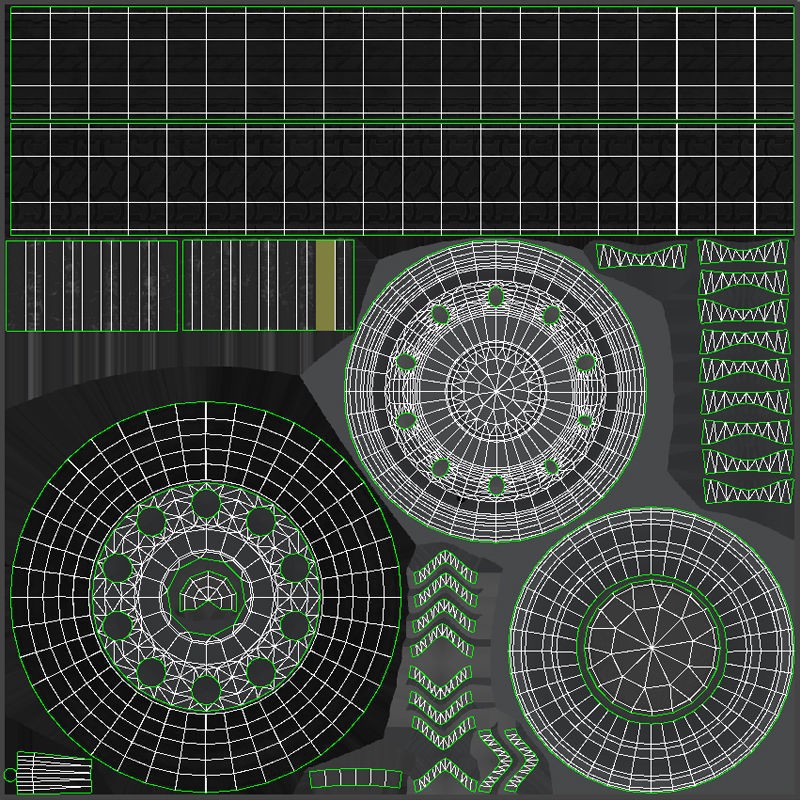 SuperLiner Flatbed Trailer - Low-Poly Game-Ready 3D Model