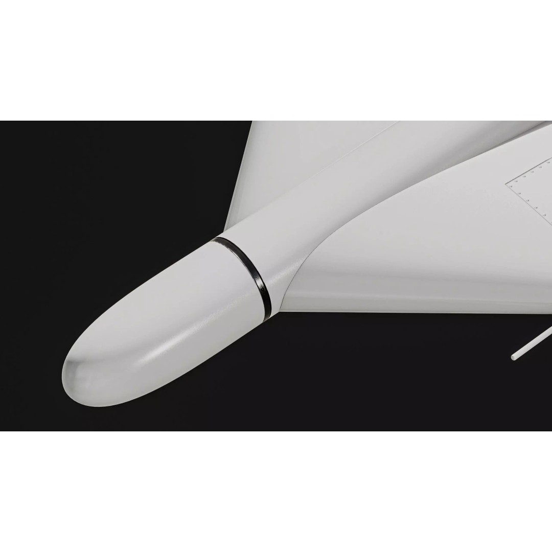 Geran-2 Iran Shahed-136 Drone 3D Model – Low Poly PBR Game Asset, FBX - View 9