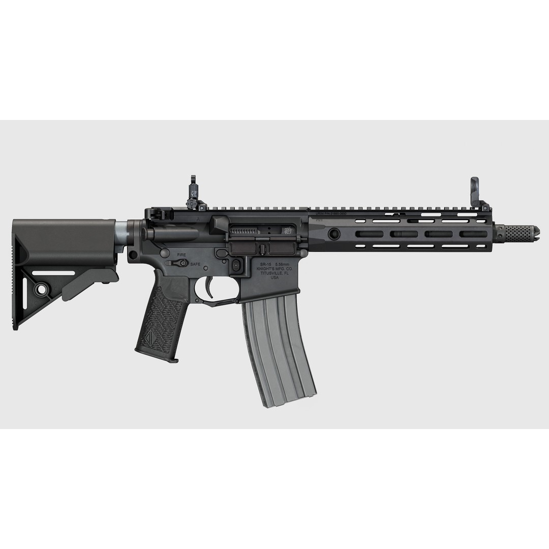 PDW Buttstock Kit 3D Model – Low Poly Replica Model, FBX - View 11