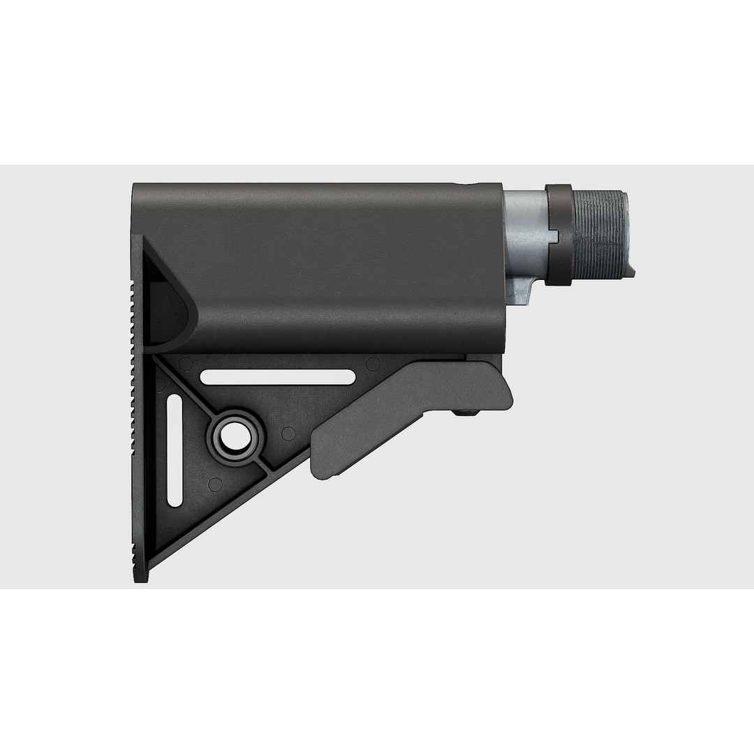 PDW Buttstock Kit 3D Model – Low Poly Replica Model, FBX - View 5