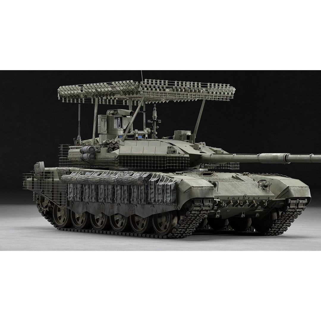 T-90M Proryv 3D Model – Low Poly Game Ready Tank with PBR Textures - View 27