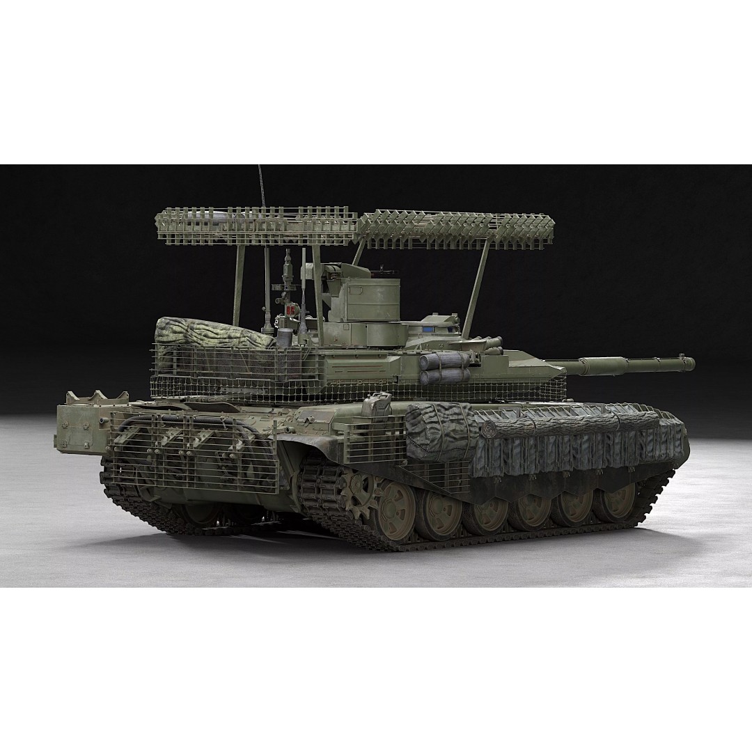 T-90M Proryv 3D Model – Low Poly Game Ready Tank with PBR Textures - View 28