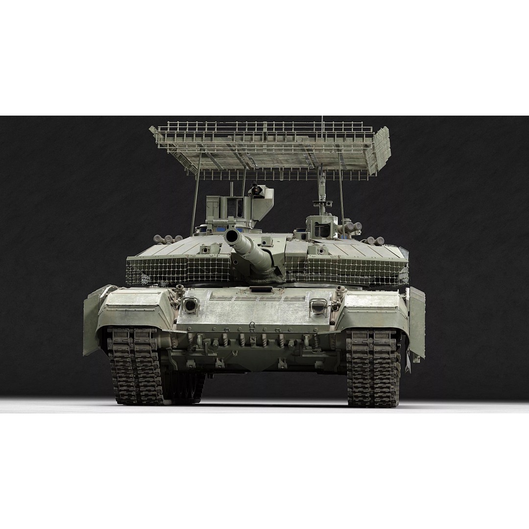 T-90M Proryv 3D Model – Low Poly Game Ready Tank with PBR Textures - View 29