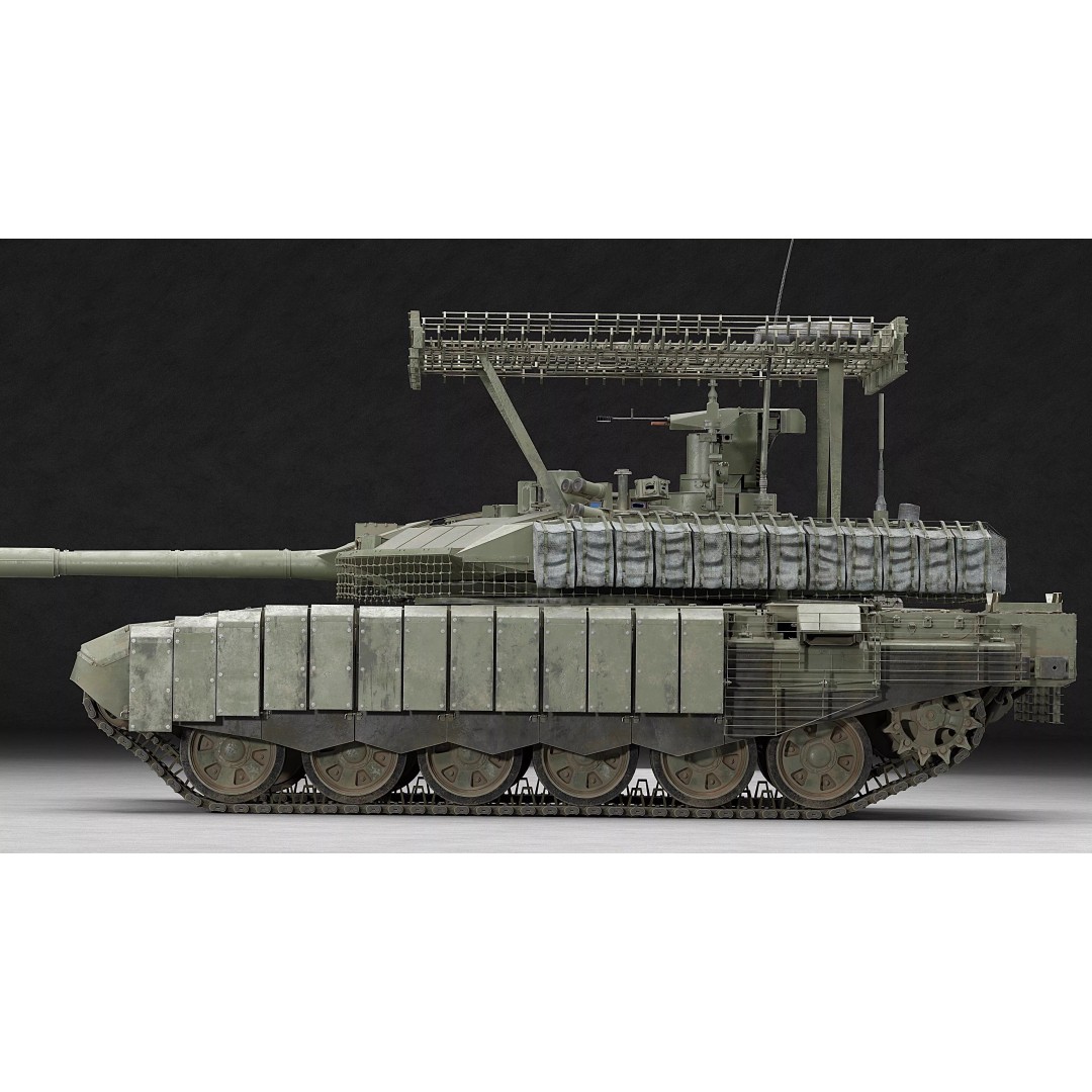 T-90M Proryv 3D Model – Low Poly Game Ready Tank with PBR Textures - View 31