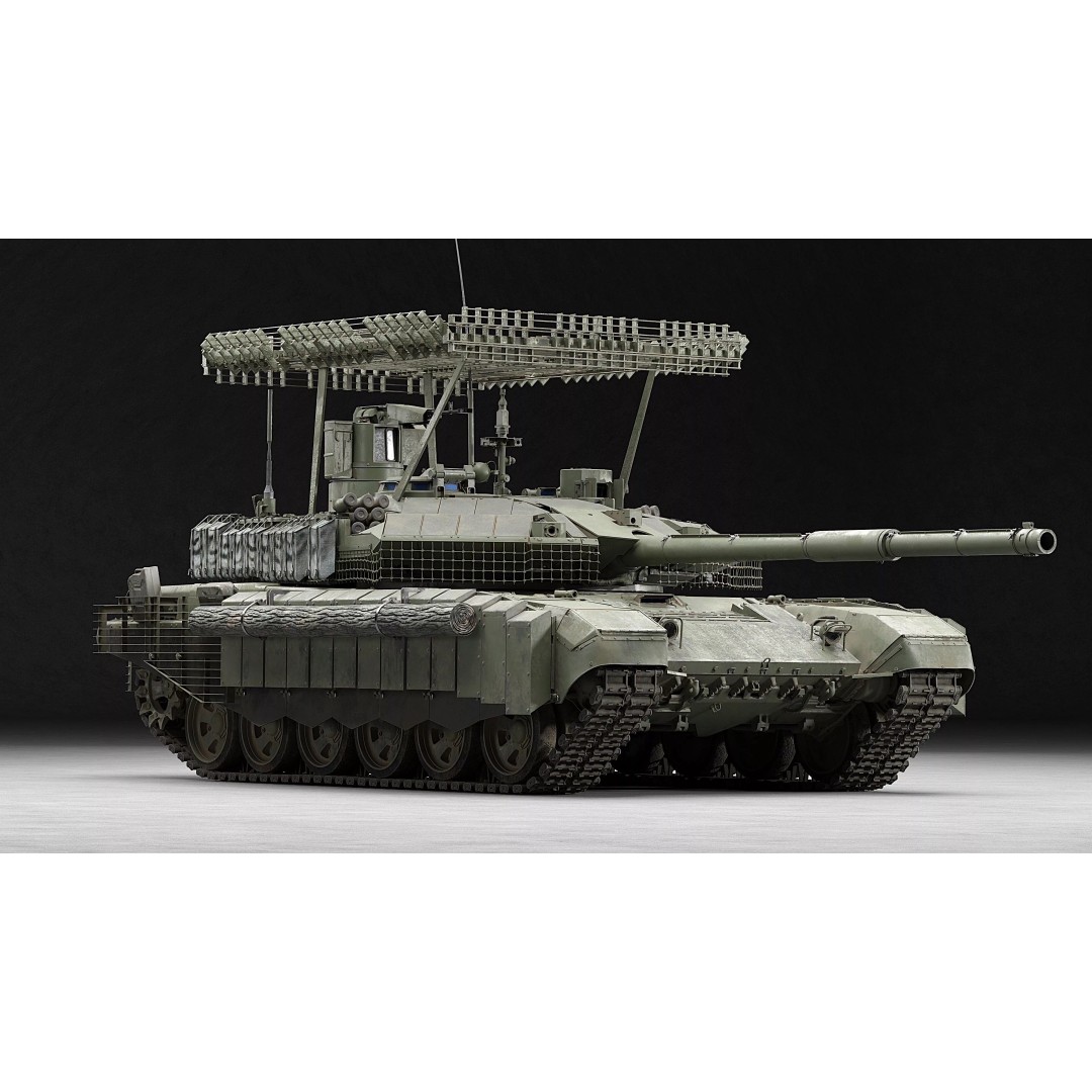 T-90M Proryv 3D Model – Low Poly Game Ready Tank with PBR Textures - View 33