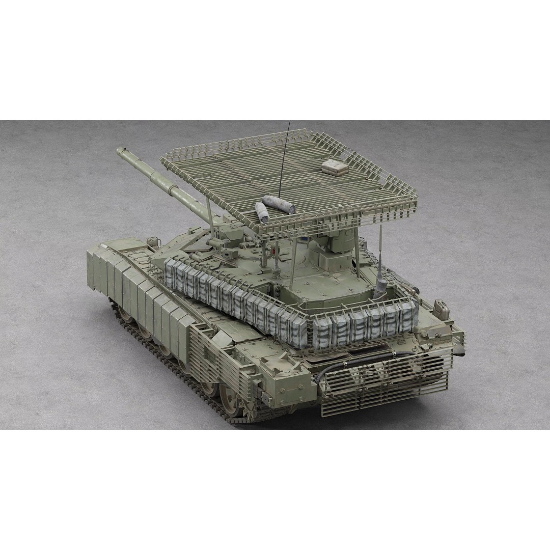 T-90M Proryv 3D Model – Low Poly Game Ready Tank with PBR Textures - View 34