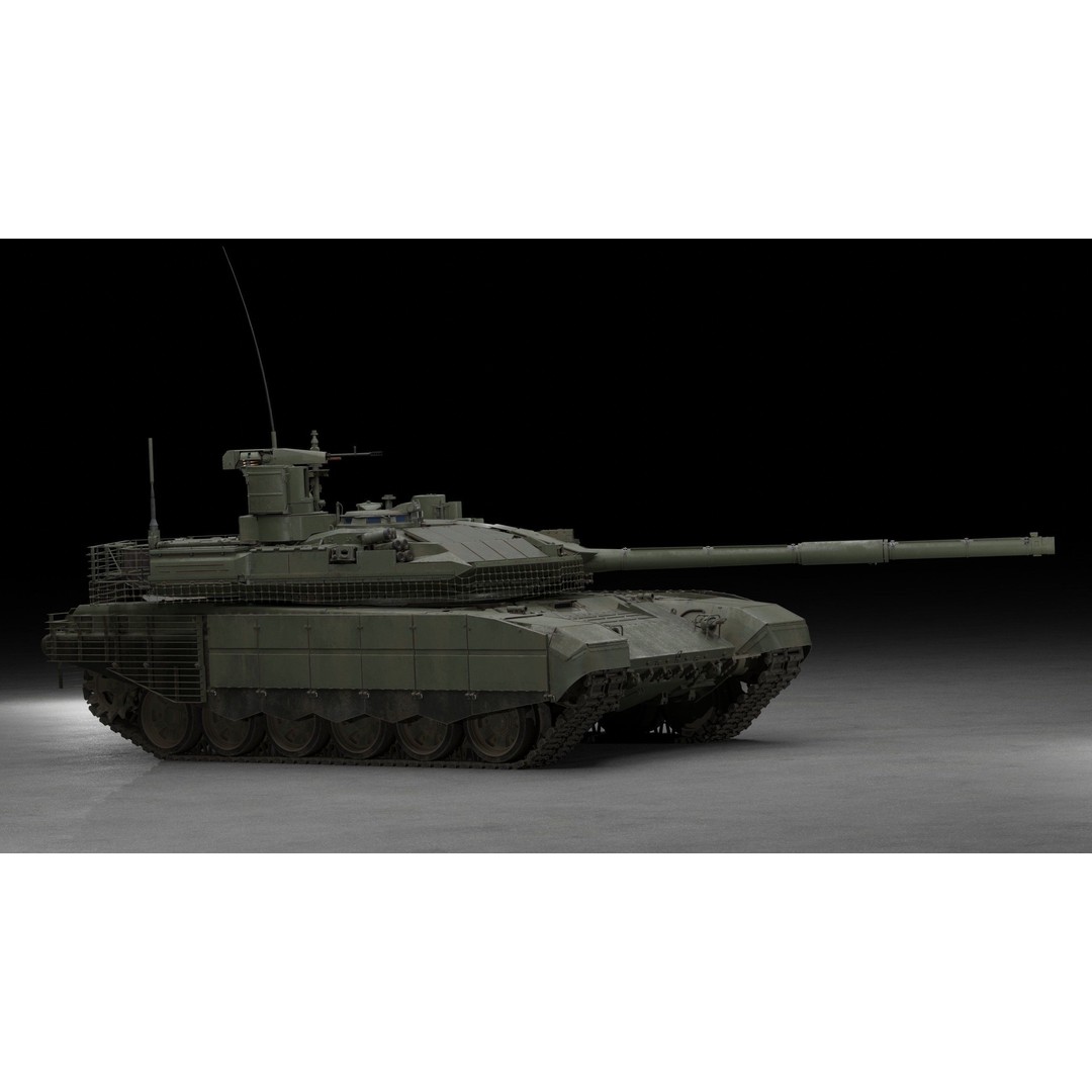 T-90M Proryv 3D Model – Low Poly Game Ready Tank with PBR Textures - View 50