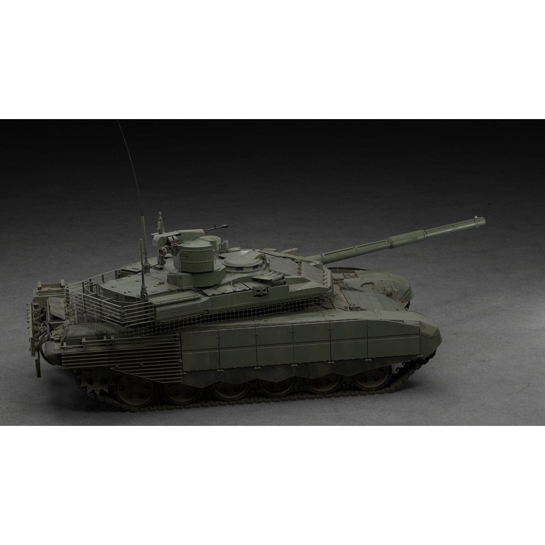 T-90M Proryv 3D Model – Low Poly Game Ready Tank with PBR Textures - View 54