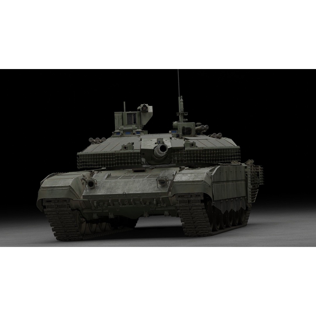 T-90M Proryv 3D Model – Low Poly Game Ready Tank with PBR Textures - View 59