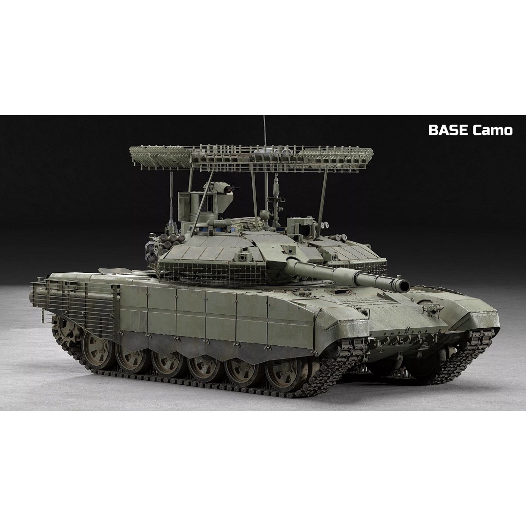 T-90M Proryv 3D Model – Low Poly Game Ready Tank with PBR Textures - View 7