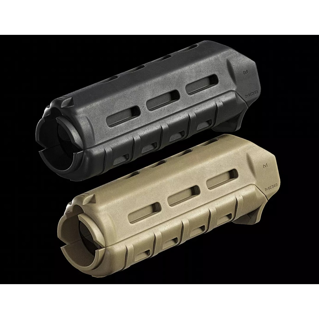 Magpul MOE M-Lok Handguard 3D Model – Low Poly PBR Game Asset, FBX, OBJ - View 2