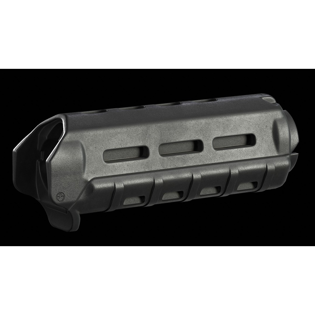 Magpul MOE M-Lok Handguard 3D Model – Low Poly PBR Game Asset, FBX, OBJ - View 4