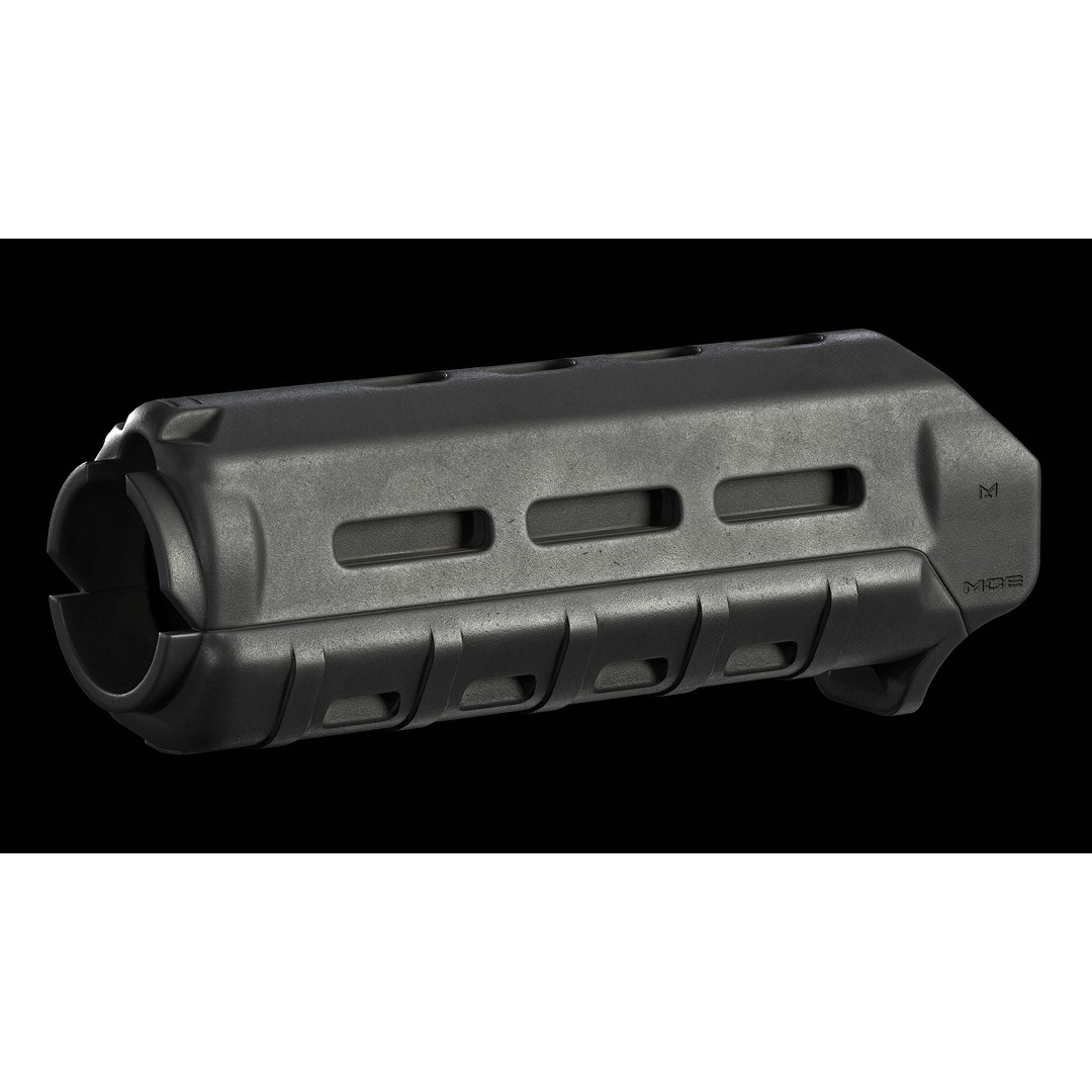 Magpul MOE M-Lok Handguard 3D Model – Low Poly PBR Game Asset, FBX, OBJ - View 6