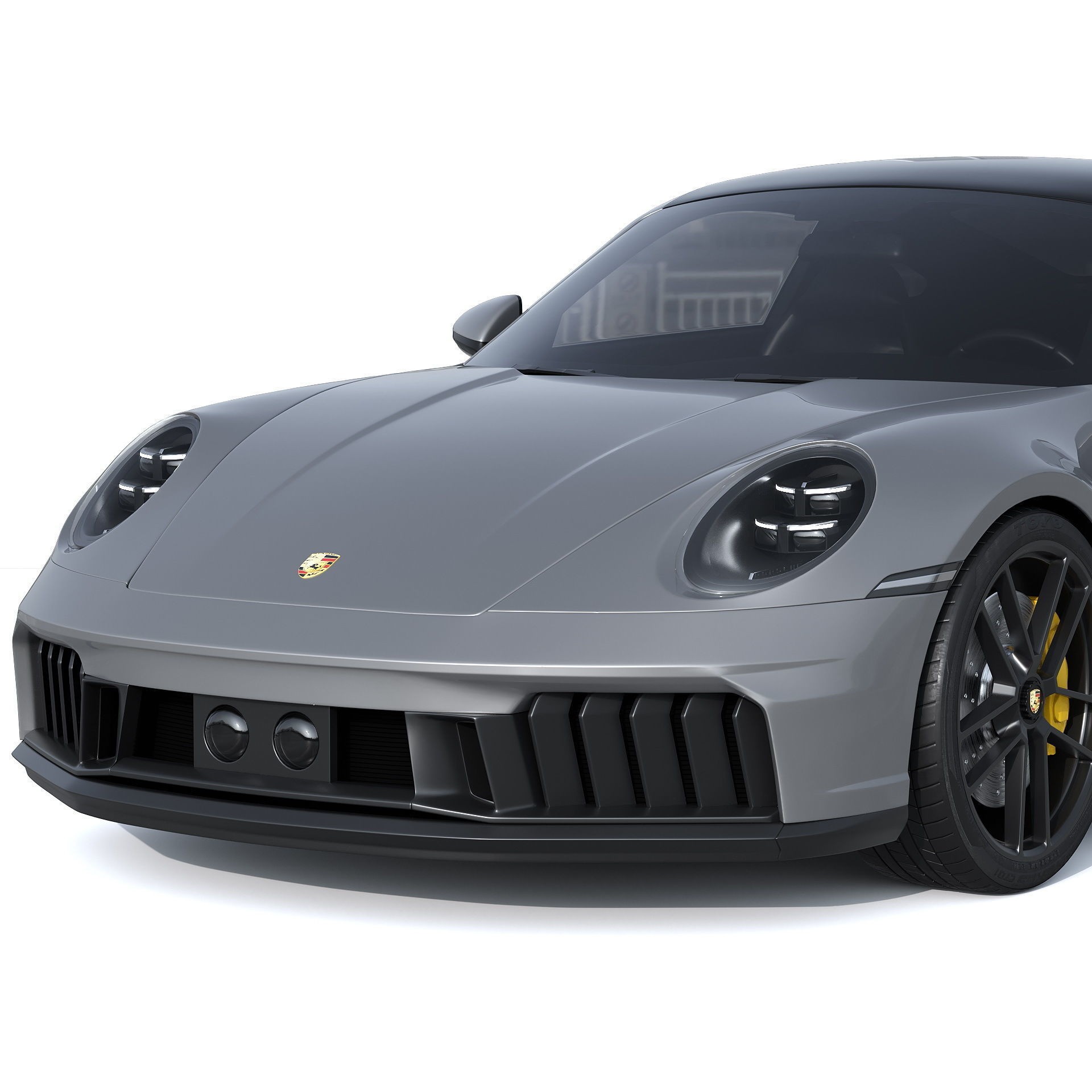 Porsche 911 Carrera GTS Hybrid 2025 - Game-Ready 3D Model - View 7