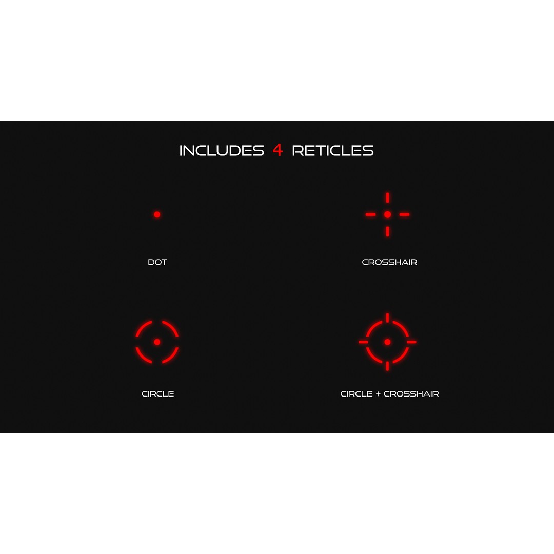 LEUBOLD RDS Weapon Sight 3D Model – Low Poly Game Asset, FBX & OBJ