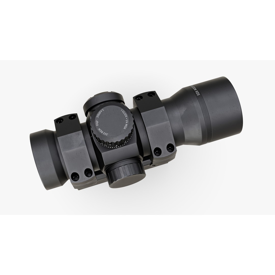 LEUBOLD RDS Weapon Sight 3D Model – Low Poly Game Asset, FBX & OBJ - View 10