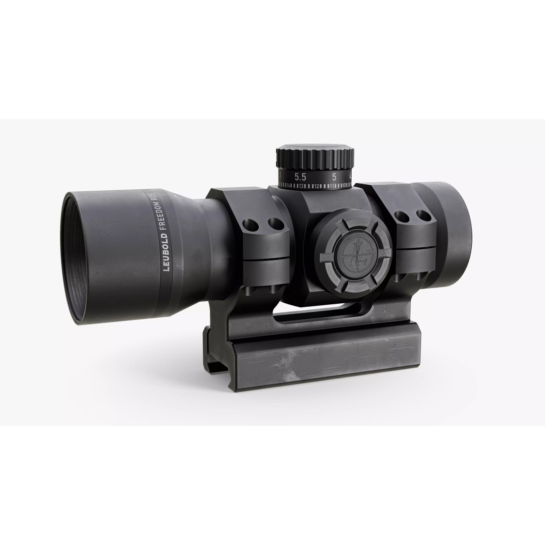 LEUBOLD RDS Weapon Sight 3D Model – Low Poly Game Asset, FBX & OBJ - View 2