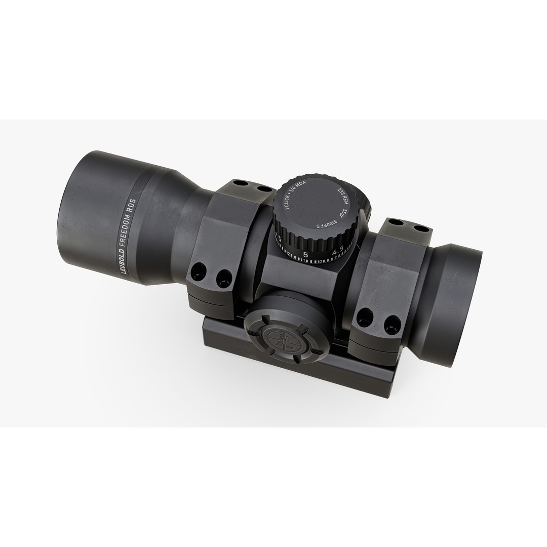 LEUBOLD RDS Weapon Sight 3D Model – Low Poly Game Asset, FBX & OBJ - View 4