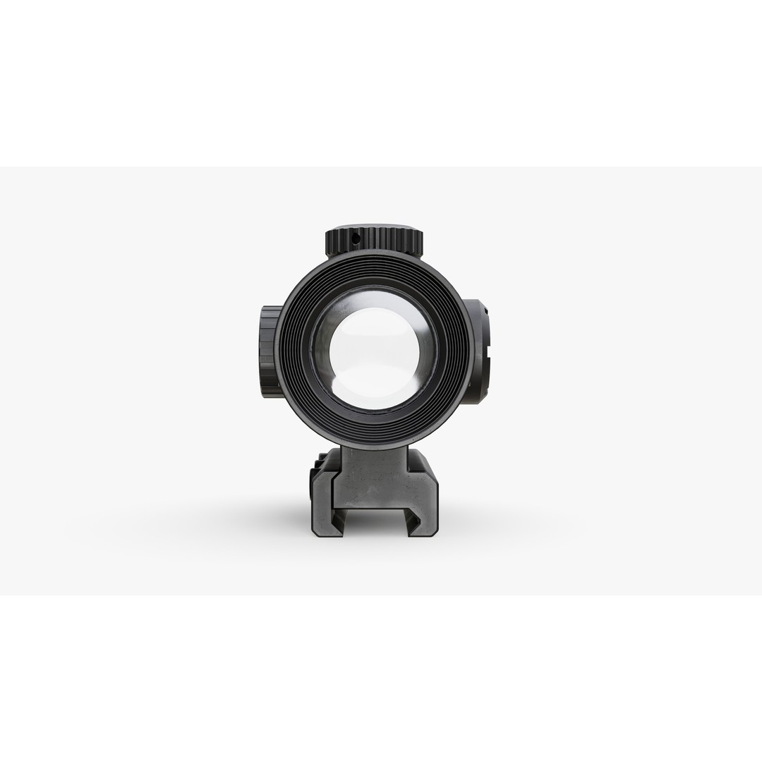 LEUBOLD RDS Weapon Sight 3D Model – Low Poly Game Asset, FBX & OBJ - View 6