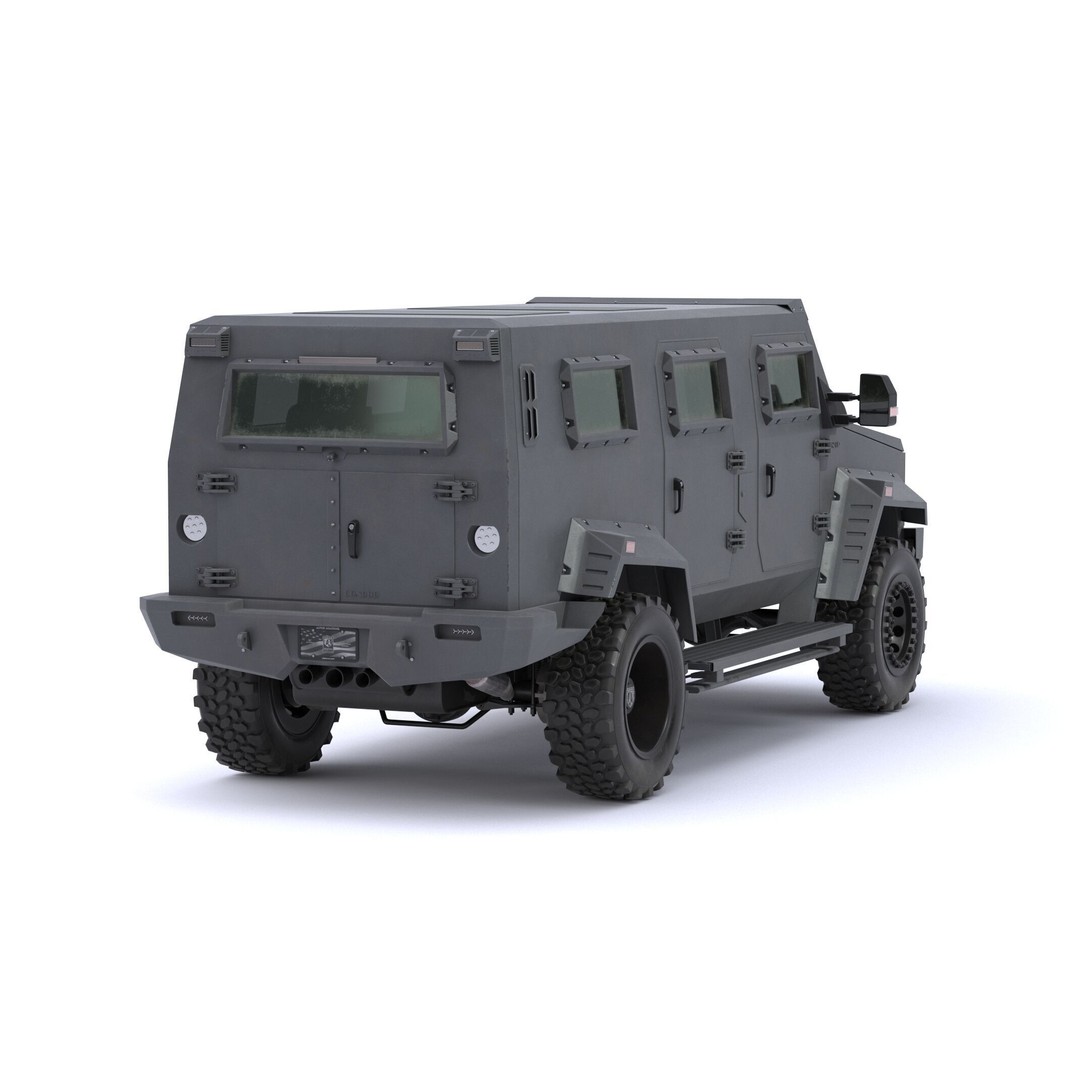 Alpine Condor Armored Luxury Tactical SUV 3D Model – High Poly PBR Asset, FBX/OBJ - View 19