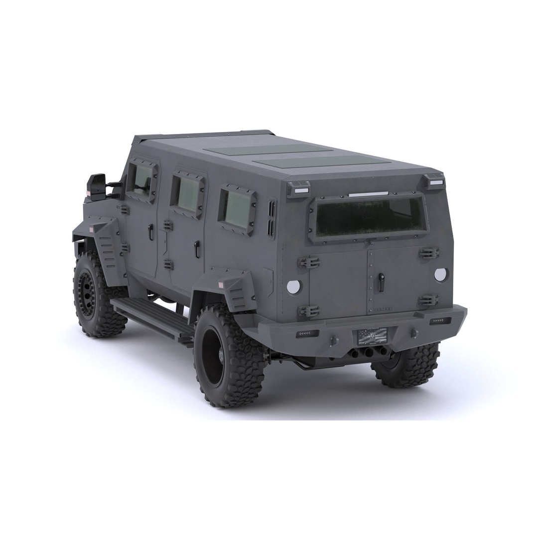 Alpine Condor Armored Luxury Tactical SUV 3D Model – High Poly PBR Asset, FBX/OBJ - View 28