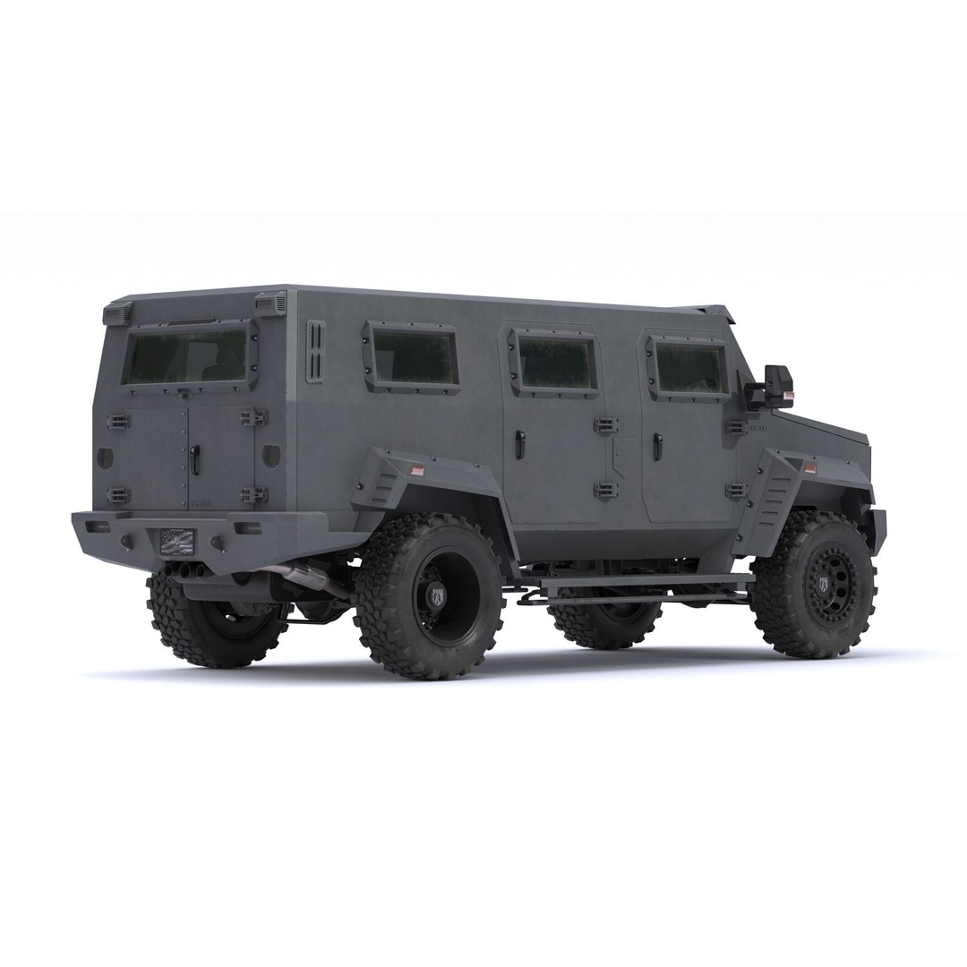 Alpine Condor Armored Luxury Tactical SUV 3D Model – High Poly PBR Asset, FBX/OBJ - View 5