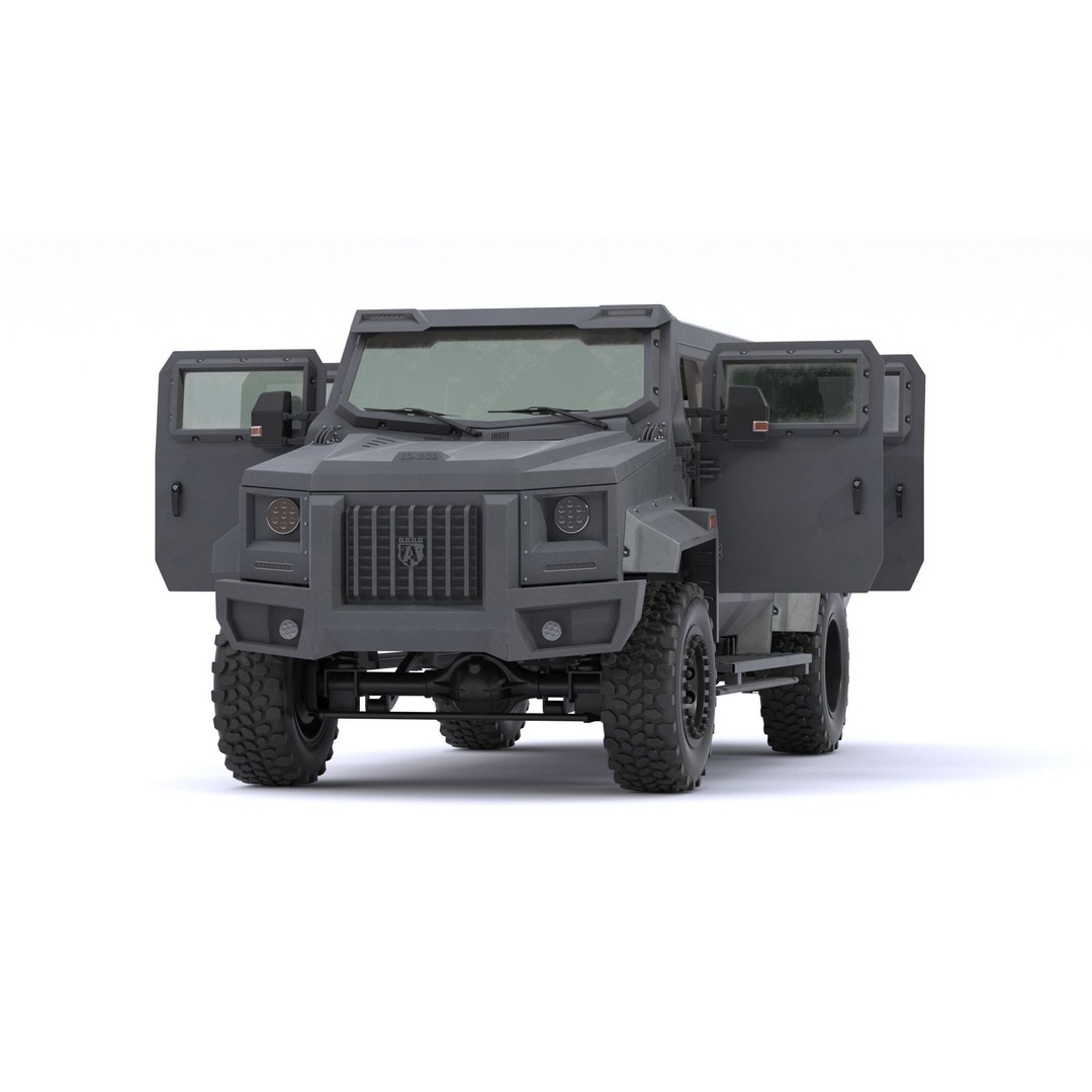 Alpine Condor Armored Luxury Tactical SUV 3D Model – High Poly PBR Asset, FBX/OBJ - View 8