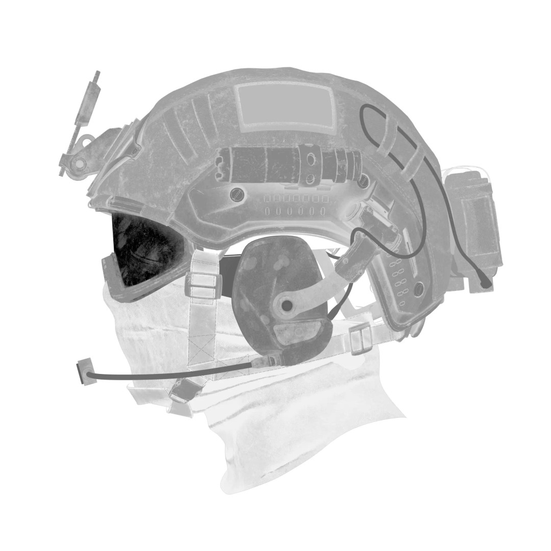 Military Tactical Helmet 3D Model – Game Ready PBR Asset, FBX - View 10