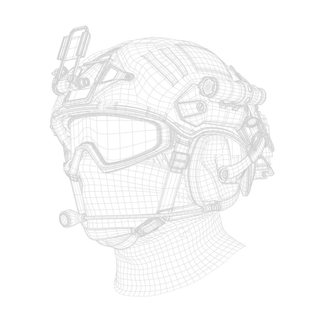 Military Tactical Helmet 3D Model – Game Ready PBR Asset, FBX - View 15