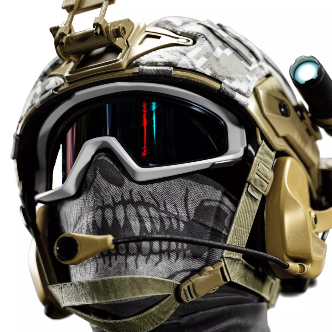 Military Tactical Helmet 3D Model – Game Ready PBR Asset, FBX - View 22