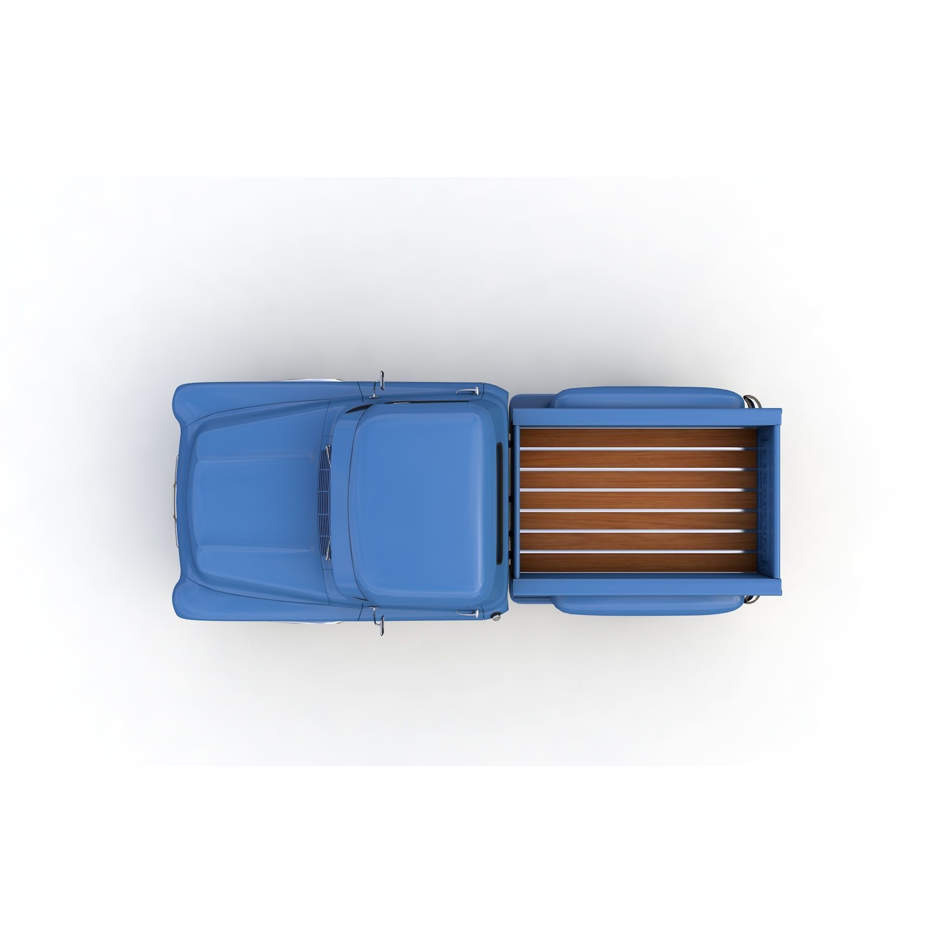 Chevy 3100 Steepside Pickup 1957 - Detailed 3D Model - View 14