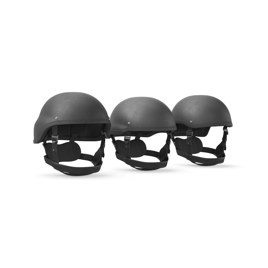 Tactical Ballistic Helmet SA-501 ACH 3D Model – High Poly PBR Asset, FBX, OBJ - View 3