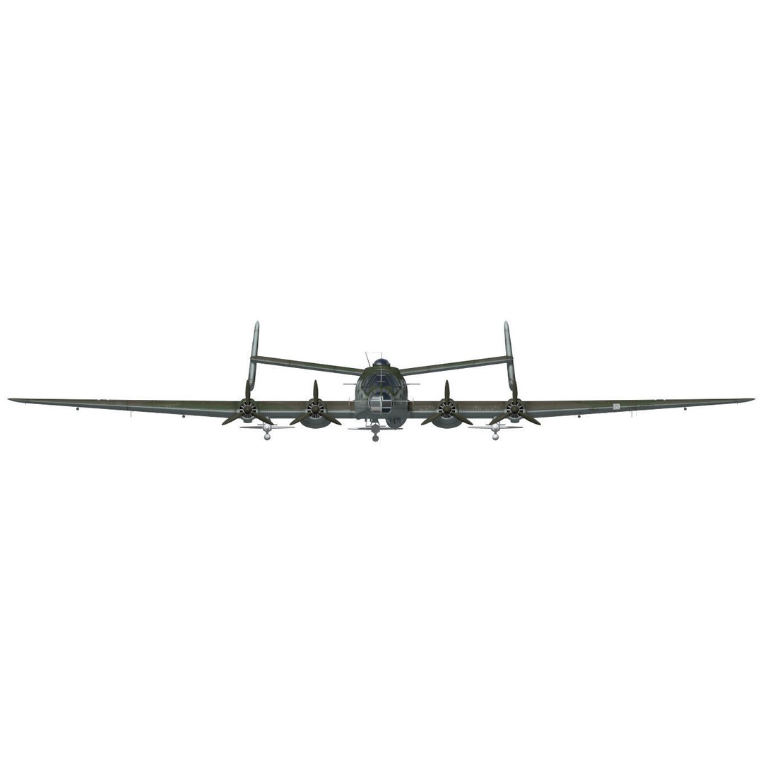 Junkers Ju290 A7 3D Model – High Poly Military Aircraft, FBX - View 15