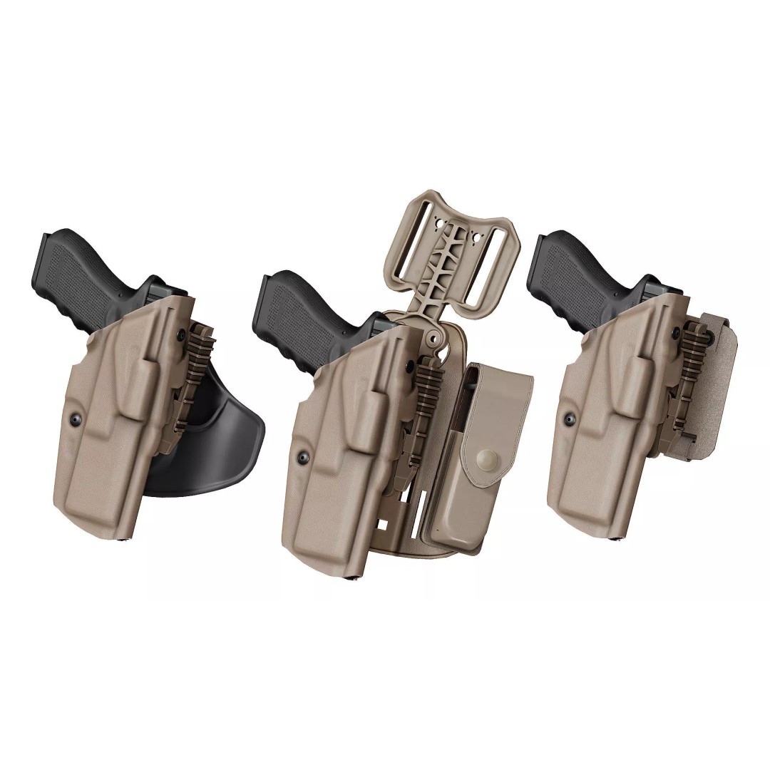 Safariland 6384-83 Holster 3D Model – Low Poly Game Asset, FBX - View 2