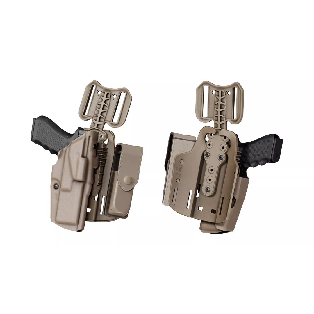 Safariland 6384-83 Holster 3D Model – Low Poly Game Asset, FBX - View 7