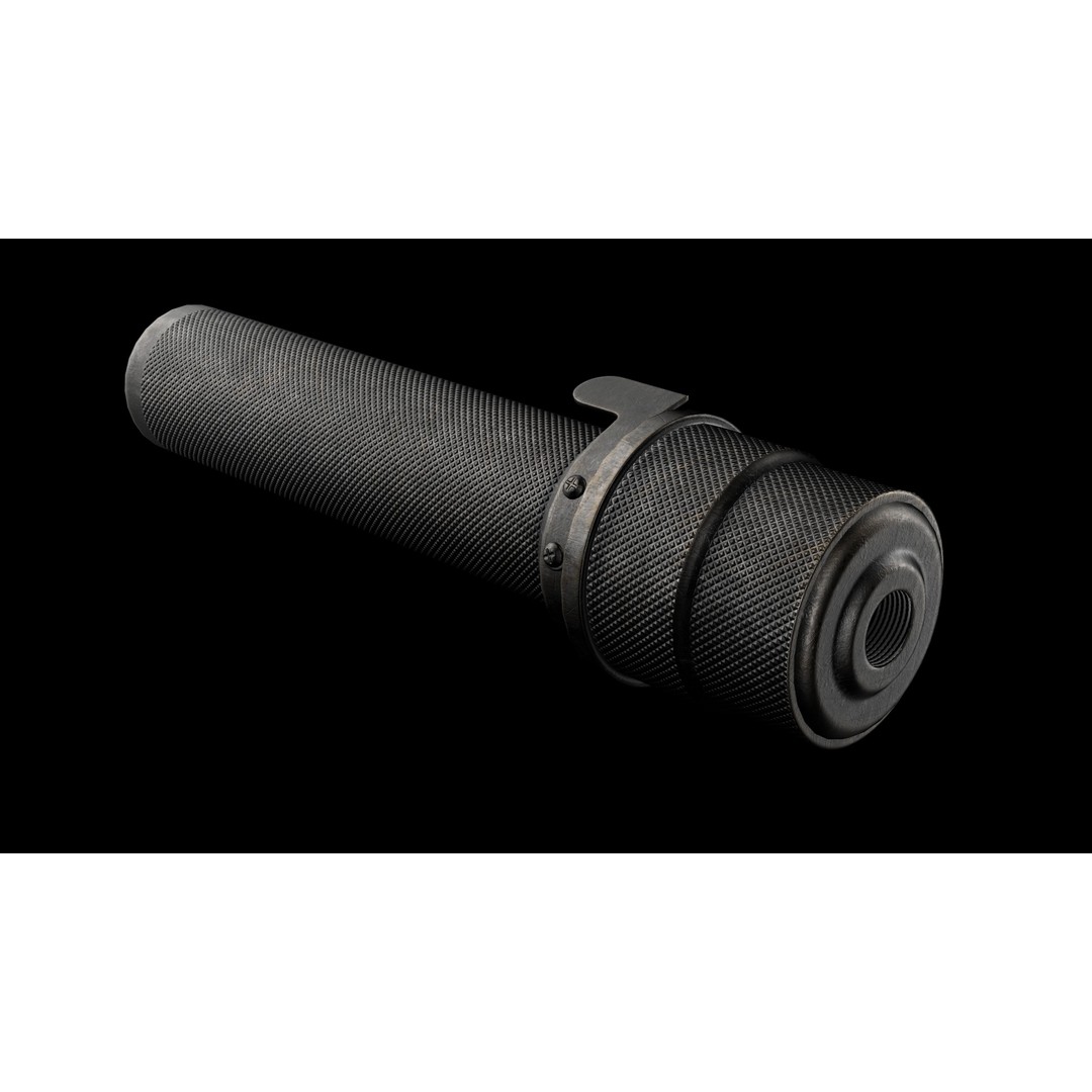 PBS-01 Silencer 3D Model – Low Poly Game Asset, FBX, PBR Textures - View 5