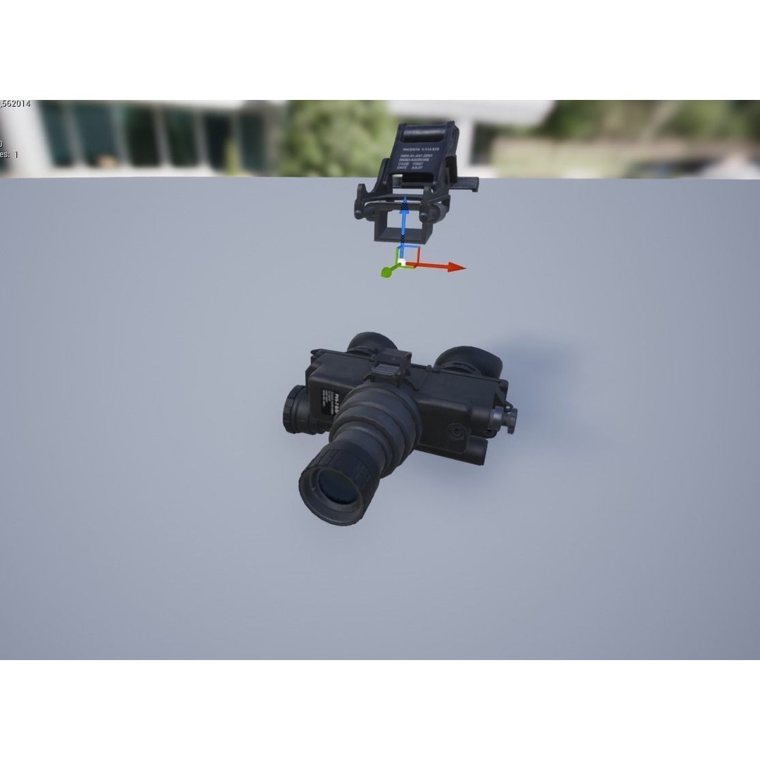 PSV-7 Night Vision Goggles 3D Model – Low Poly Game Asset, FBX