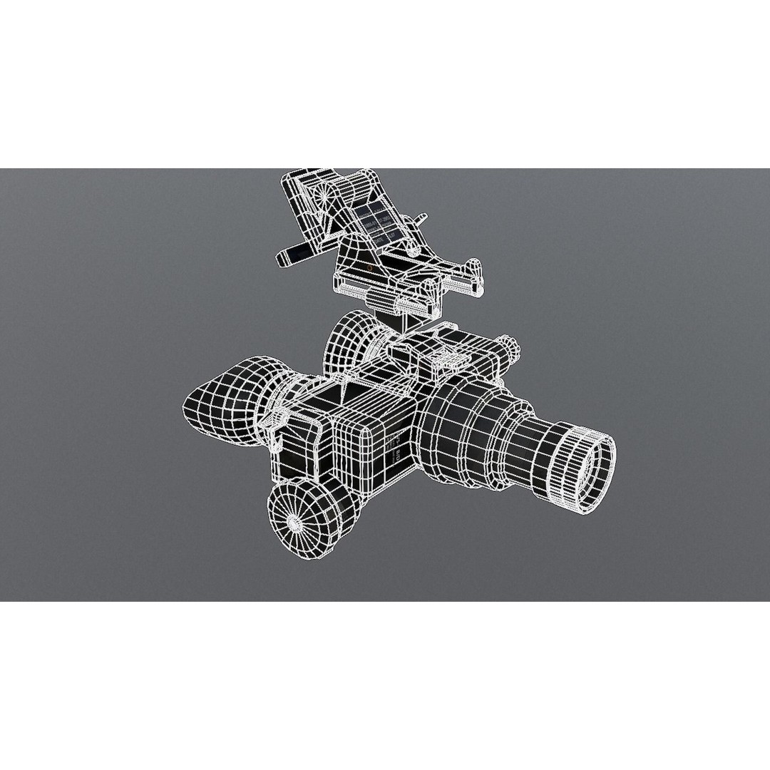 PSV-7 Night Vision Goggles 3D Model – Low Poly Game Asset, FBX - View 12