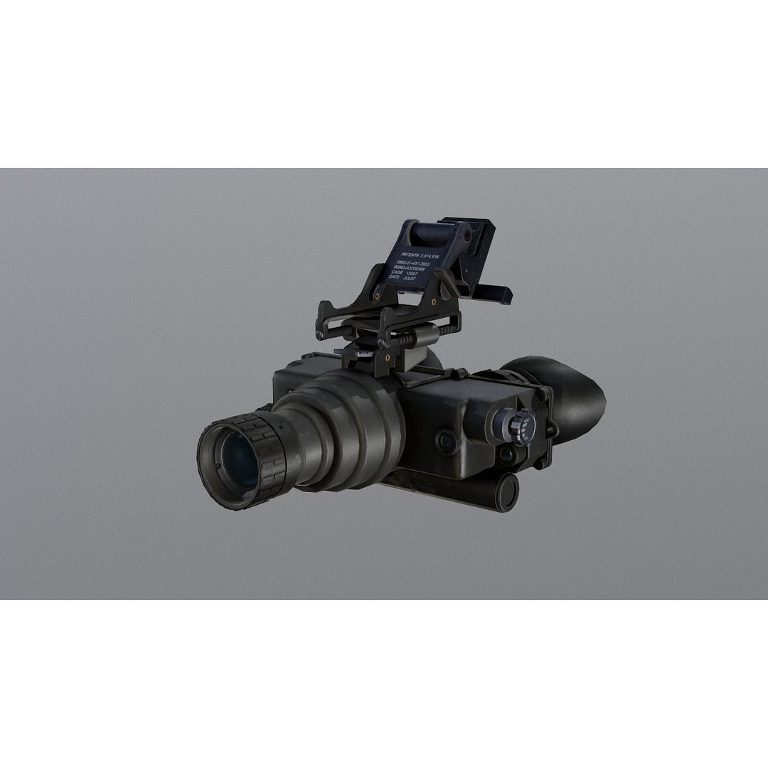 PSV-7 Night Vision Goggles 3D Model – Low Poly Game Asset, FBX - View 13