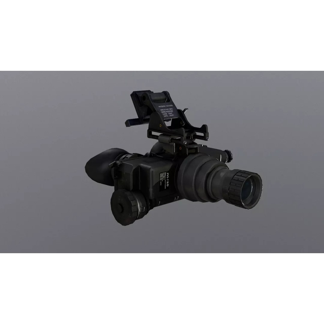 PSV-7 Night Vision Goggles 3D Model – Low Poly Game Asset, FBX - View 2