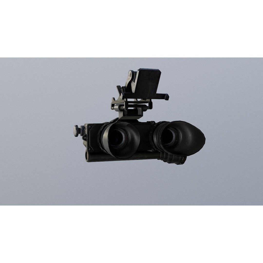 PSV-7 Night Vision Goggles 3D Model – Low Poly Game Asset, FBX - View 4
